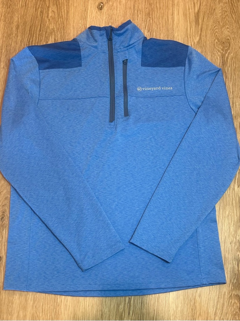 Vineyard Vines ON THE GO Royal Blue Men's Half-Zip Performance Pullover